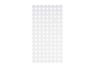 Berilo Tapis de Bain Antidérapant Brique Transparent PVC 6x36x6 cm (Set de 6)