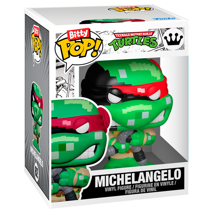 Funko Bitty POP! Arcade Tortues Ninja - Lot de 2 figurines