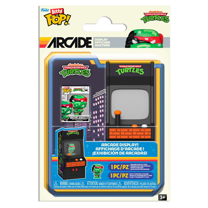 Funko Bitty POP! Arcade Tortues Ninja - Lot de 2 figurines