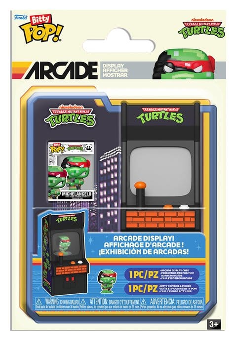 Funko Bitty POP! Arcade Tortues Ninja - Lot de 2 figurines