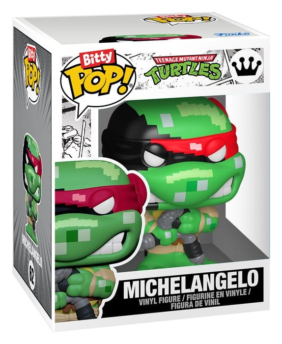 Funko Bitty POP! Arcade Tortues Ninja - Lot de 2 figurines