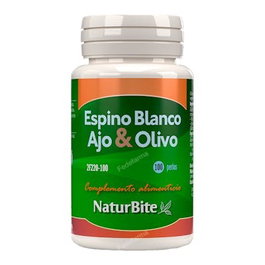NATURBITE Espino Blanco + Ajo + Olivo 100 perles