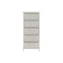 Caisson à Tiroirs DKD Home Decor Blanc Bambou Bois de paulownia 42 x 32 x 98 cm