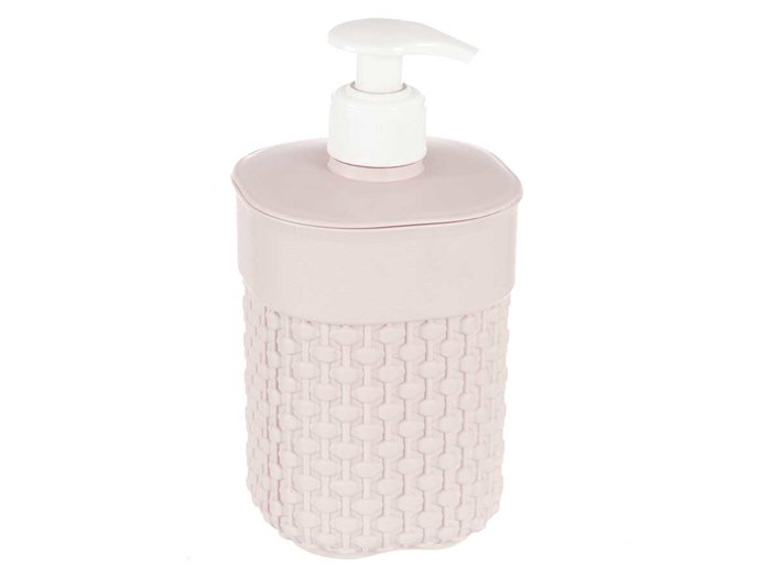 Berilo Dosificateur Plastique Salle de Bain 580 ml Rose 16,5 x 71 x 9 cm (Set de 36)
