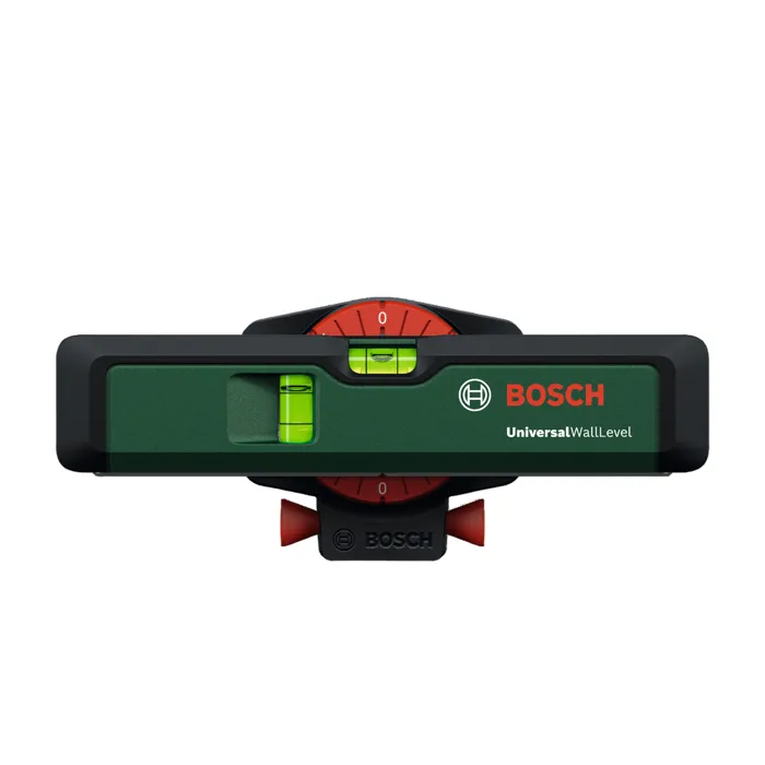 Bosch UniversalWallLevel - Niveau laser à bulle avec projection de lignes horizontales, verticales et point laser, portée jusqu'à 20 m, compact et livré avec support mural Bosch UniversalWallLevel - Niveau laser à bulle avec projection de lignes horizontales, verticales et point laser, portée jusqu'à 20 m, compact et livré avec support mural