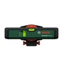 Bosch UniversalWallLevel - Niveau laser à bulle avec projection de lignes horizontales, verticales et point laser, portée jusqu'à 20 m, compact et livré avec support mural
