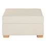 Repose-pied Home ESPRIT Beige Urbaine 70 X 50 X 40 CM