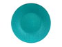 Vivalto Assiette en verre 27 cm turquoise (Set de 12)