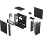 Fractal Design FD-C-NOR1X-01 - Boîtier PC North XL Charbon Noir (E-ATX) - Design Bois & Alliage, Ventilation Mesh, 3 Ventilos 140mm PWM, Hub, Port USB Type-C
