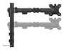 Neomounts DS60-600BL1 Support de Bureau à Bras Articulé pour Écran PC 10-32" - Capacité 8 kg, Pivot 180°, Rotation 360°, VESA 100x100 mm, Noir