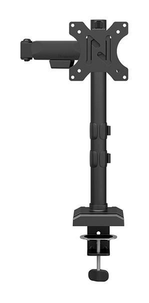 Neomounts DS60-600BL1 Support de Bureau à Bras Articulé pour Écran PC 10-32" - Capacité 8 kg, Pivot 180°, Rotation 360°, VESA 100x100 mm, Noir