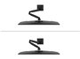 Neomounts DS60-600BL1 Support de Bureau à Bras Articulé pour Écran PC 10-32" - Capacité 8 kg, Pivot 180°, Rotation 360°, VESA 100x100 mm, Noir