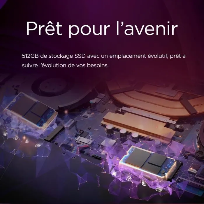 Lenovo IdeaPad Slim 3 15Q8X10 - PC Portable 15,3" WUXGA IPS - Snapdragon X X1-26-100 8-Cœurs - 16 Go RAM - 512 Go SSD - Windows 11 - Clavier AZERTY