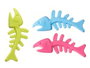 Mascow Raspe en silicone 12 cm - Assorti (bleu, rose, vert) (Set de 24)