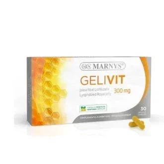 MARNYS Gelivit Gelée Royale Lyophilisée 300 mg 30 Capsules Complément Alimentaire MARNYS Gelivit Gelée Royale Lyophilisée 300 mg 30 Capsules Complément Alimentaire
