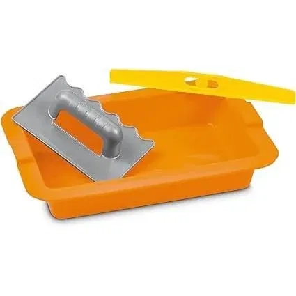 Ecoiffier - Pack maçonnerie brouette 50 cm - Jouet de construction avec 8 pièces - Pour enfants dès 18 mois - Jeu d'imitation plein air