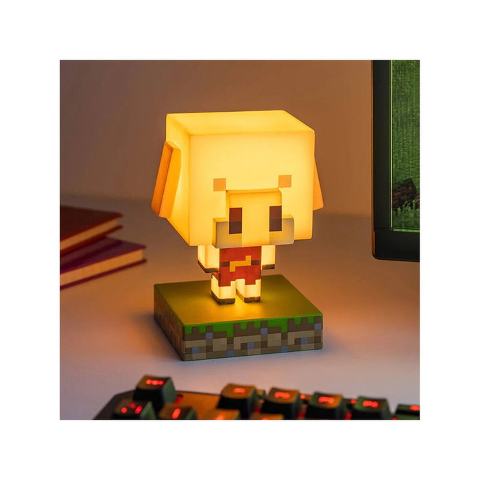 PALADONE Lampe Icon Piglin Minecraft, figurine lumineuse, taille 11 cm, fonctionne avec 2 piles AAA PALADONE Lampe Icon Piglin Minecraft, figurine lumineuse, taille 11 cm, fonctionne avec 2 piles AAA