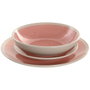 Home ESPRIT Assiettes ESPRIT Blanc Rose Grès 18 Pièces