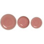 Home ESPRIT Assiettes ESPRIT Blanc Rose Grès 18 Pièces