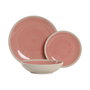 Home ESPRIT Assiettes ESPRIT Blanc Rose Grès 18 Pièces