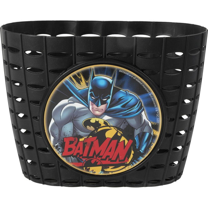 Licensing Panier avant pour vélo enfant Batman Noir/Jaune