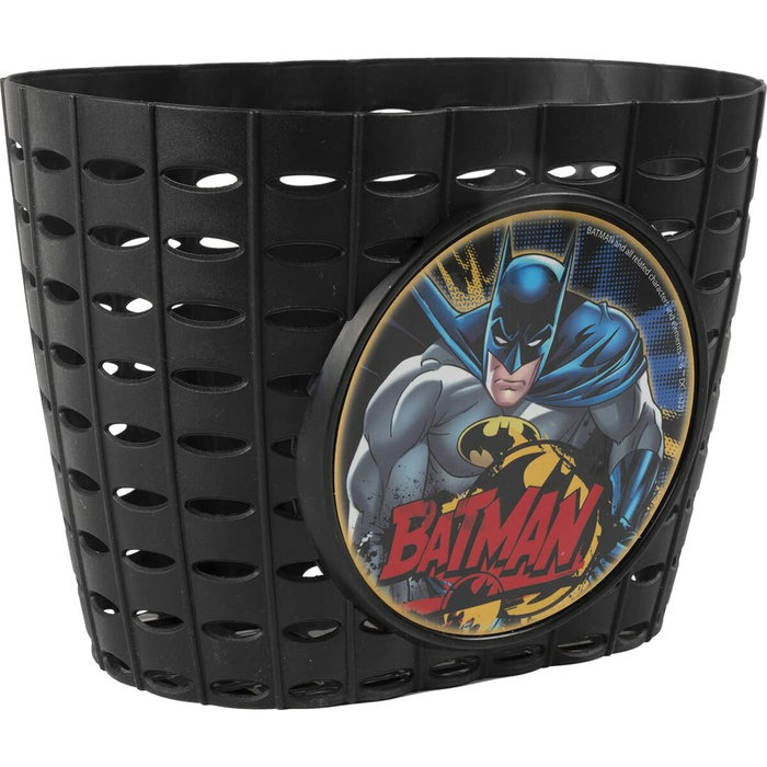 Licensing Panier avant pour vélo enfant Batman Noir/Jaune
