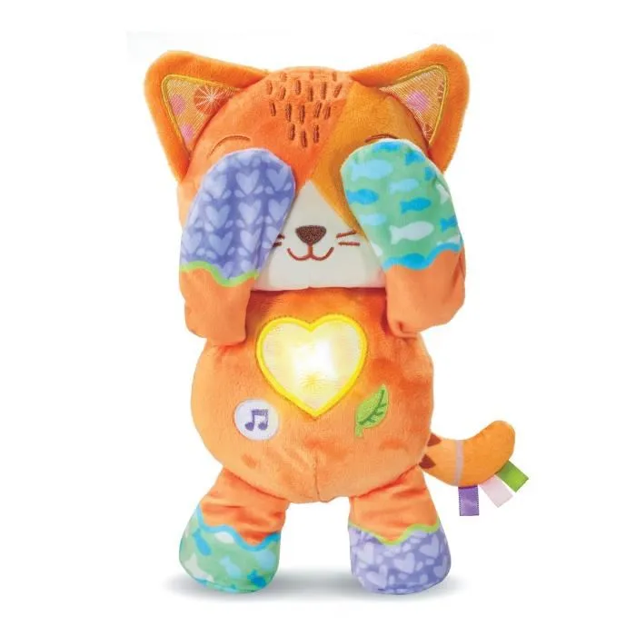 Vtech Fripon - Cache-Cache Chaton, Jouet interactif d'éveil avec bouton lumineux pour bébé - Vtech Baby