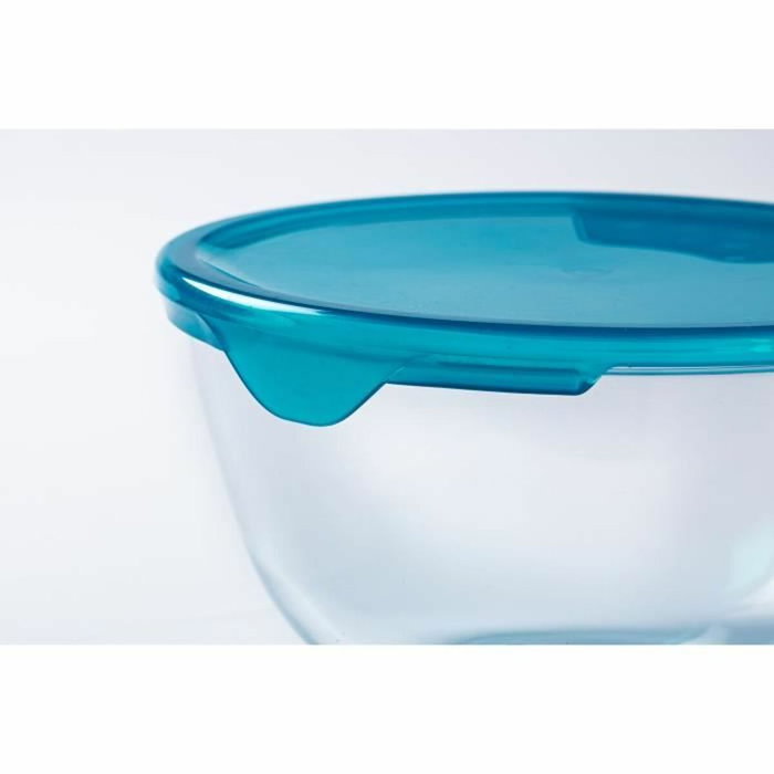 Pyrex Lot de 5 jattes avec couvercle (2x 0,5L, 1x 1L, 2x 2L)