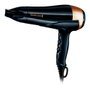 Remington D6098 Secateur de cheveux ionique Eclat Brillance 2200W noir avec diffuseur et concentrateur