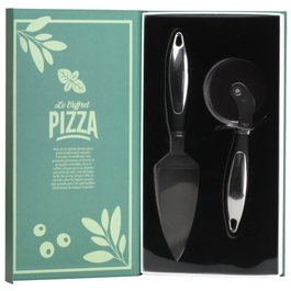 Cook Concept Ensemble Pizza 2 Pièces en Acier Inoxydable