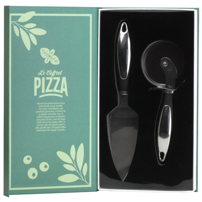 Cook Concept Ensemble Pizza 2 Pièces en Acier Inoxydable Cook Concept Ensemble Pizza 2 Pièces en Acier Inoxydable