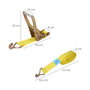 WOLFPACK LINEA PROFESIONAL Sangle d'arrimage avec cliquet 4 m x 25 mm