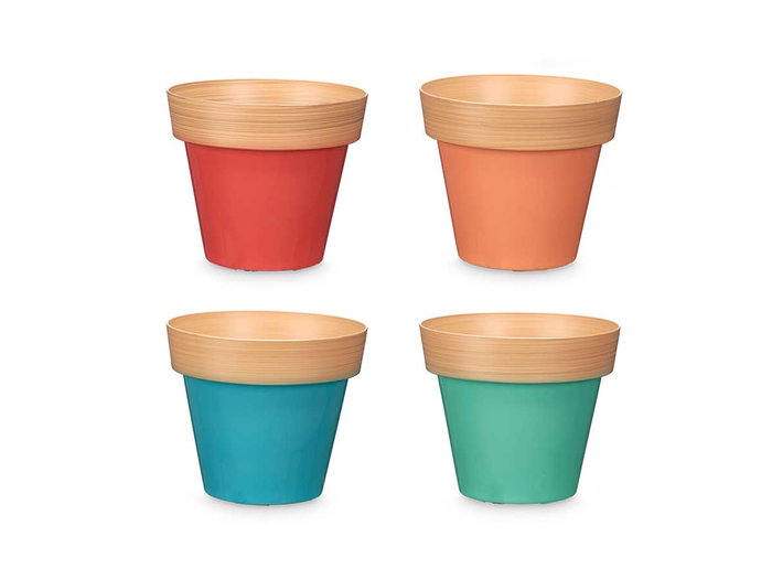 Ibergarden Pot de fleurs 16 cm Bicolore Assorti Plastique PP (Set de 36) Ibergarden Pot de fleurs 16 cm Bicolore Assorti Plastique PP (Set de 36)