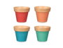 Ibergarden Pot de fleurs 16 cm Bicolore Assorti Plastique PP (Set de 36)