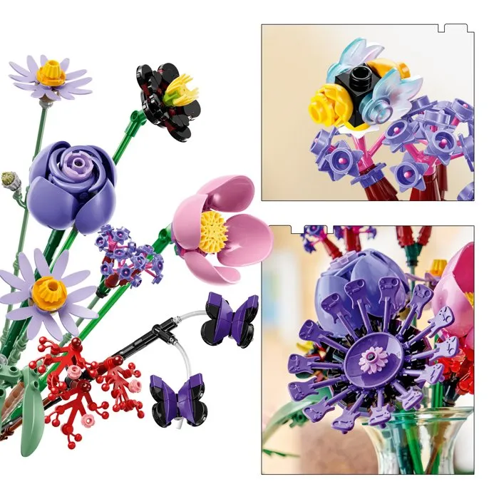 LEGO Bouquet de fleurs - Édition Olivia Rodrigo, fleurs à personnaliser LEGO Bouquet de fleurs - Édition Olivia Rodrigo, fleurs à personnaliser
