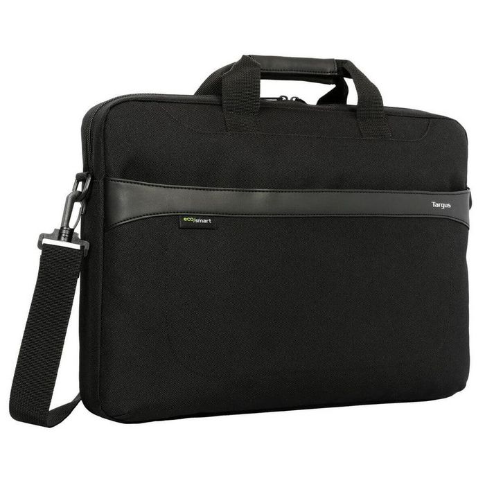 Targus GeoLite EcoSmart Slim Brief - Sacoche fine éco-responsable 15-16 pouces - Noir