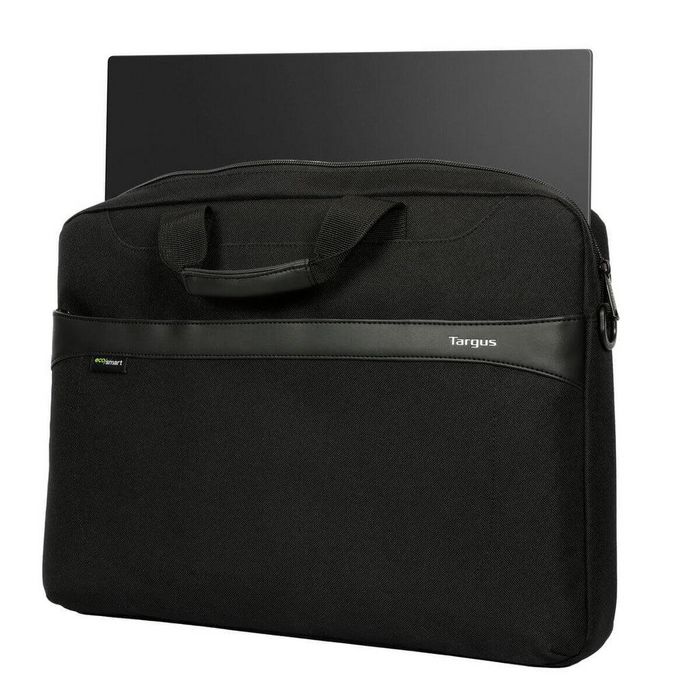 Targus GeoLite EcoSmart Slim Brief - Sacoche fine éco-responsable 15-16 pouces - Noir