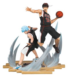 Taka Corp Studio Kuroko's Basket Statuette Résine 1/6 Tetsuya Kuroko & Taiga Kagami Black Jersey Edition
