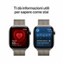 Apple Watch Series 11 GPS + Cellular 42 mm Titane Naturel avec Bracelet Milanese Loop