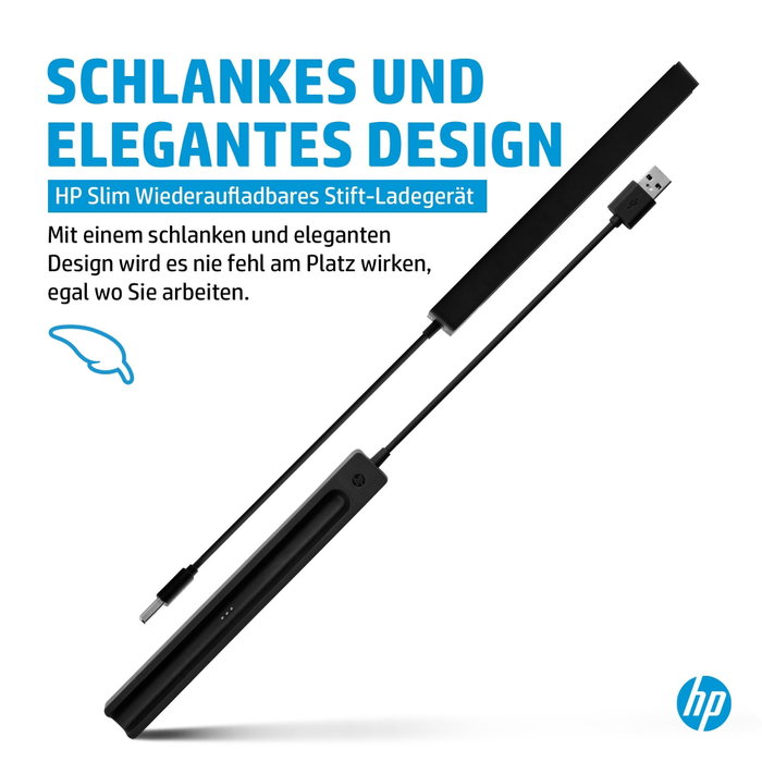HP Station de charge pour stylet rechargeable ultra-plat Noir