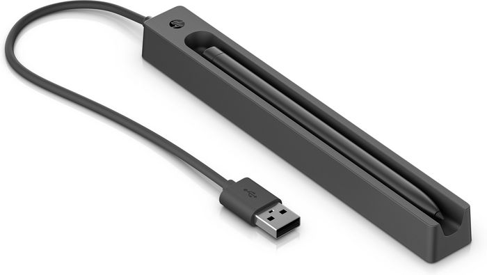 HP Chargeur USB pour stylet rechargeable ultra-plat - Recharge filaire rapide via broches Pogo