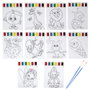 Jeux 2 momes JGO. 10 HOJAS PINTURA AL AGUA