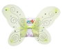 Ailes de fée vertes de style papillon avec détails de paillettes et spirales