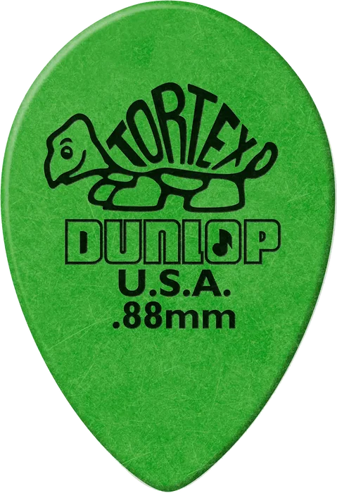 Pack 36 Plectres Tortex Dunlop Small Teardrop 0,88 mm