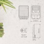GSC Evolution Farola solar LED Buat avec capteur de mouvement et crépusculaire 5W 4000K IP65