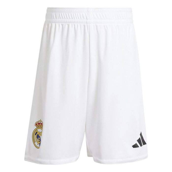 Ensemble Équipement de Football pour Enfants Adidas Real Madrid 24/25 Home Blanc M/L