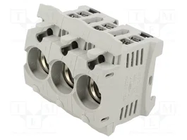 MERSEN Socle D02 pour rail DIN 63A 3 pôles