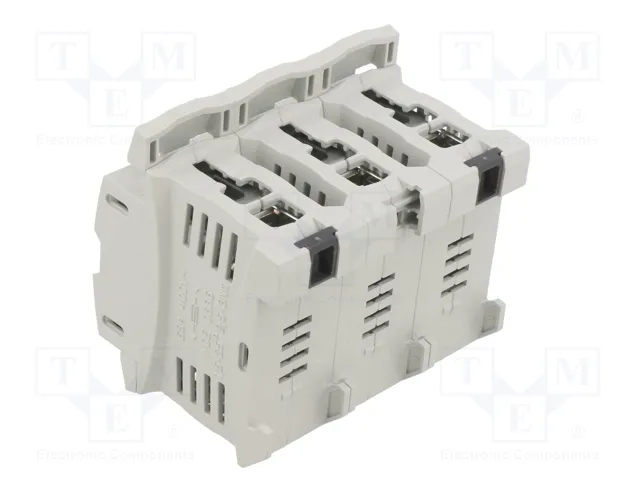 MERSEN Socle D02 pour rail DIN 63A 3 pôles