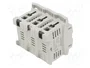 MERSEN Socle D02 pour rail DIN 63A 3 pôles