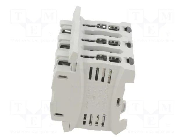 MERSEN Socle D02 pour rail DIN 63A 3 pôles